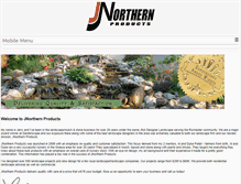 Tablet Screenshot of jnorthernproducts.com